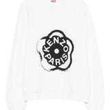 Felpa con stampa in bianco Kenzo - uomo 