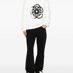 Felpa con stampa in bianco Kenzo - uomo 