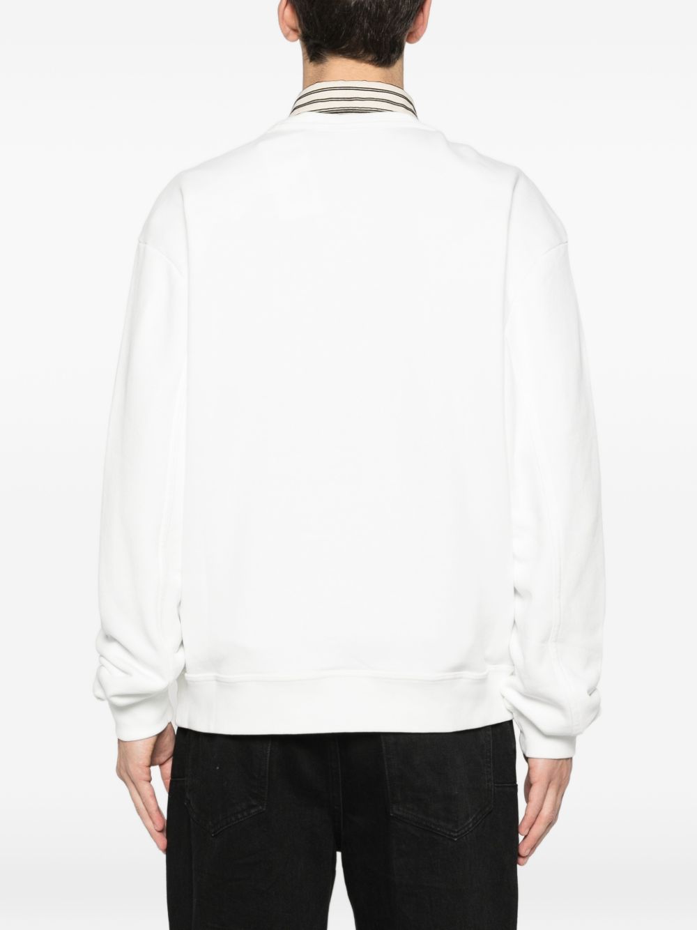 Felpa con stampa in bianco Kenzo - uomo 