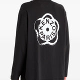 T-shirt a manica lunga boke flower 2.0 in nero Kenzo - uomo 