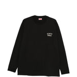 T-shirt a maniche lunghe con logo in nero Kenzo - uomo 
