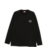 T-shirt a maniche lunghe con logo in nero Kenzo - uomo 