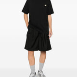 T-shirt con applicazione ricamata in nero Kenzo - uomo 