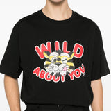 T-shirt con stampa a fumetti in nero Kenzo - uomo 