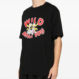 T-shirt con stampa a fumetti in nero Kenzo - uomo 