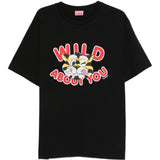 T-shirt con stampa a fumetti in nero Kenzo - uomo 