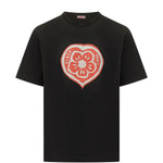 T-shirt Boke Heart in nero Kenzo - uomo 