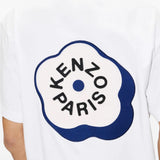 T-shirt girocollo in bianco Kenzo - uomo 