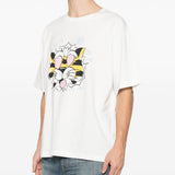 T-shirt con stampa tigrata in bianco Kenzo - uomo 