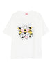 T-shirt con stampa tigrata in bianco Kenzo - uomo
