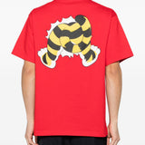 T-shirt con grafica in rosso Kenzo - uomo 