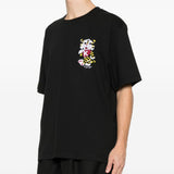 T-shirt ricamata in nero Kenzo - uomo 