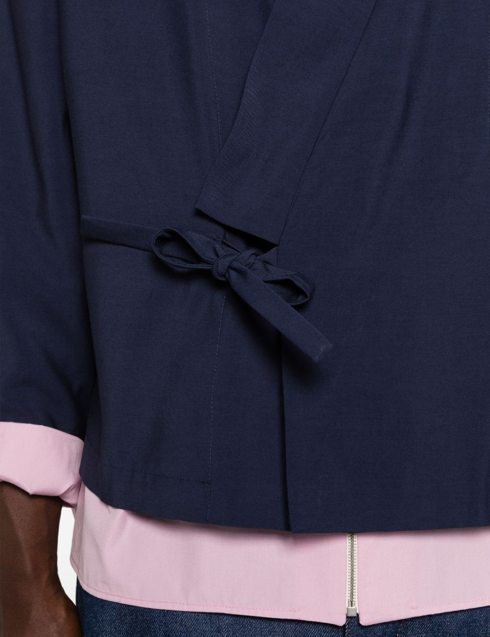 Blazer con design a portafoglio in blu Kenzo - uomo 