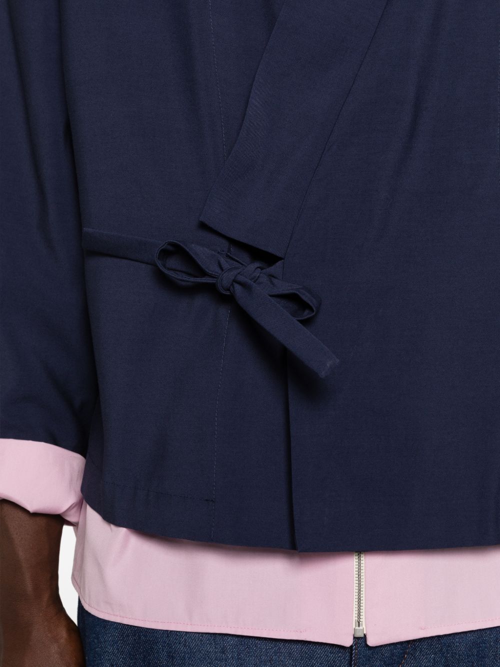 Blazer con design a portafoglio in blu Kenzo - uomo 