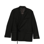 Blazer con chiusura a cravatta in nero Kenzo - uomo 
