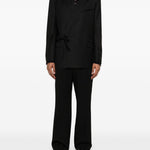 Blazer con chiusura a cravatta in nero Kenzo - uomo 