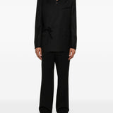 Blazer con chiusura a cravatta in nero Kenzo - uomo 