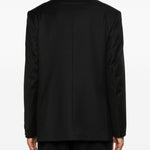 Blazer con chiusura a cravatta in nero Kenzo - uomo 