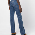 Jeans Danielle a vita alta in blu Khaite - donna 