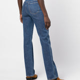 Jeans Danielle a vita alta in blu Khaite - donna 