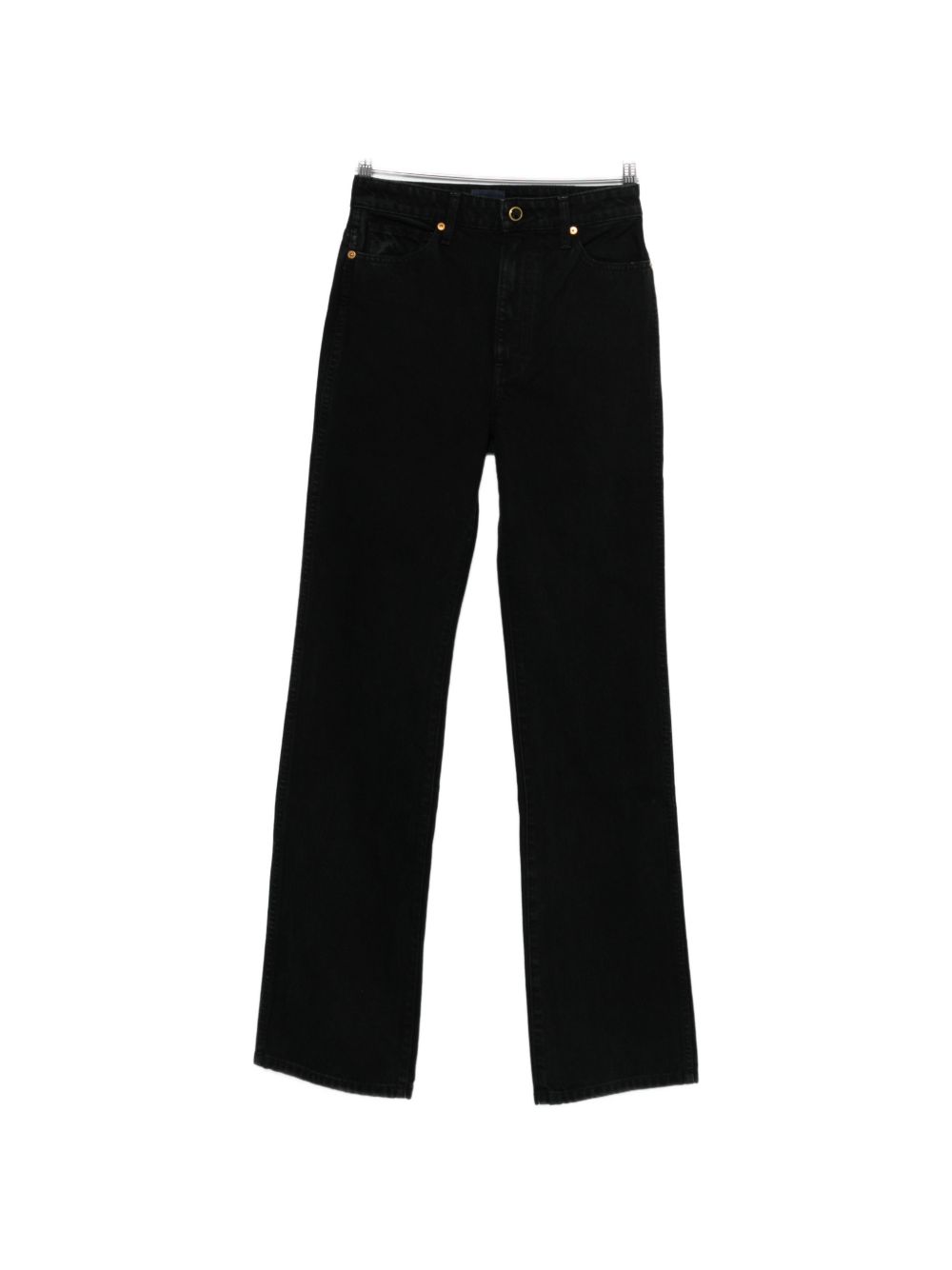 Jeans dritti Danielle in nero Khaite - donna 