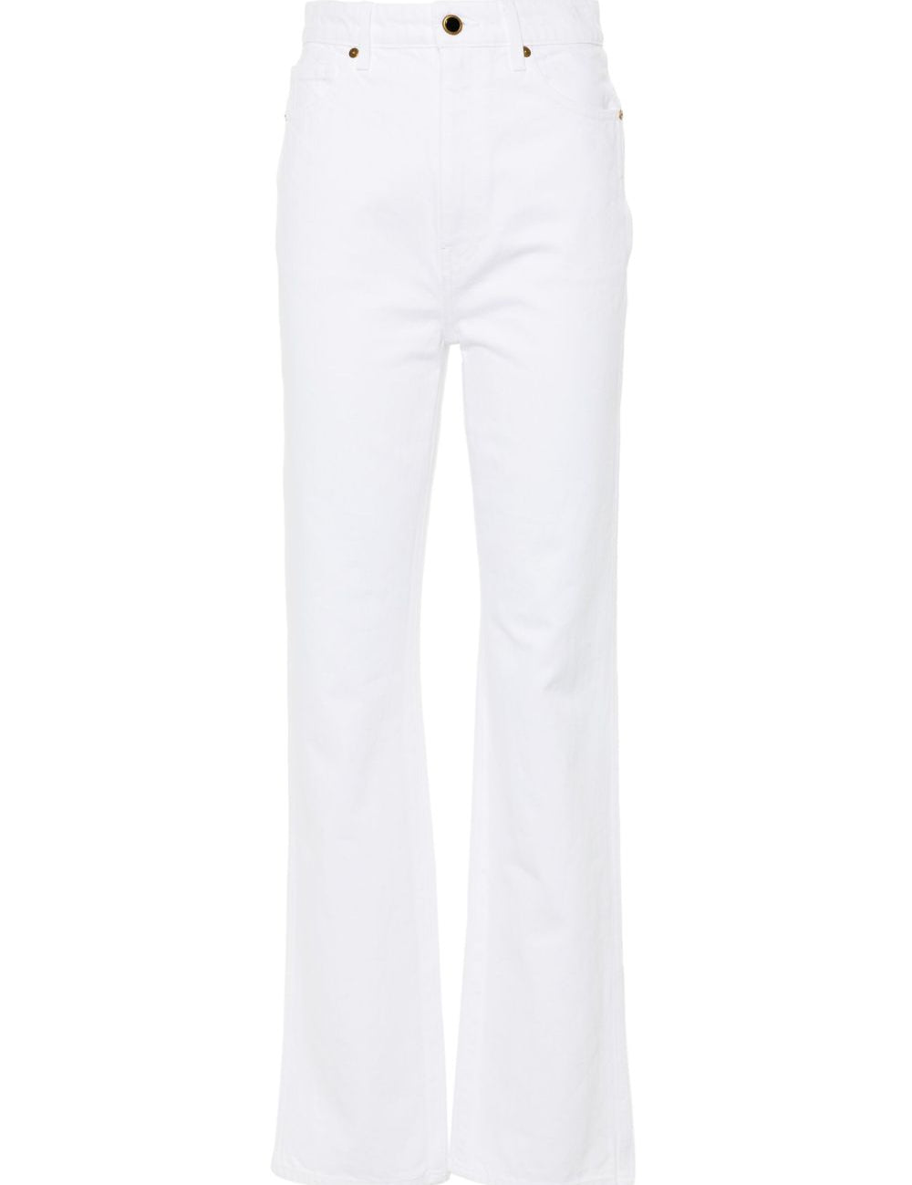 Jeans dritti Danielle in bianco Khaite - donna 