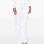 Jeans dritti Danielle in bianco Khaite - donna 