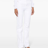 Jeans dritti Danielle in bianco Khaite - donna 