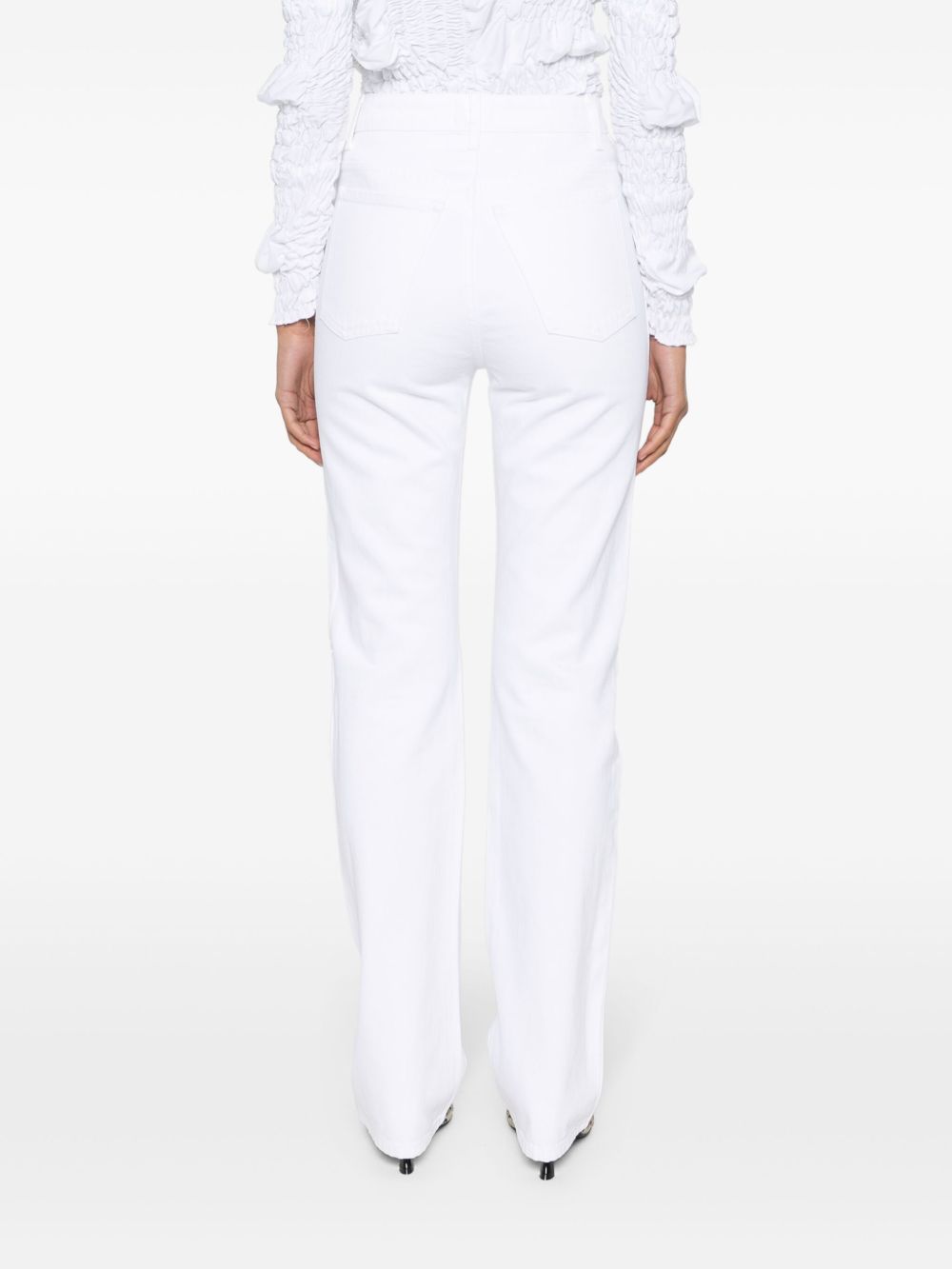 Jeans dritti Danielle in bianco Khaite - donna 