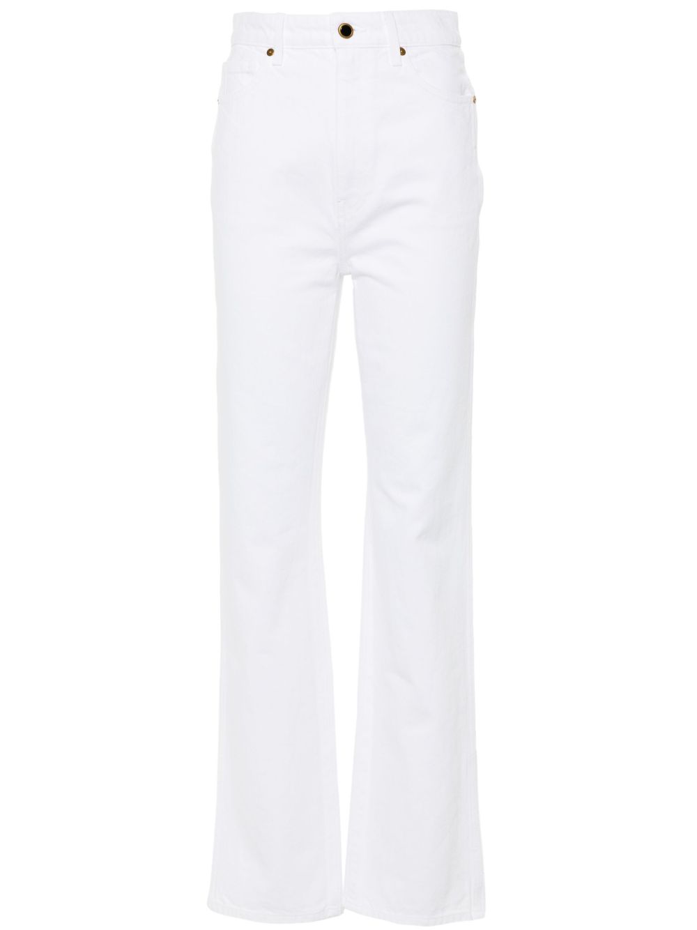 Jeans dritti Danielle in bianco Khaite - donna 