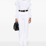 Jeans dritti Danielle in bianco Khaite - donna 