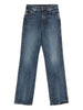 Khaite Women's Danielle Straight Jeans in Blue