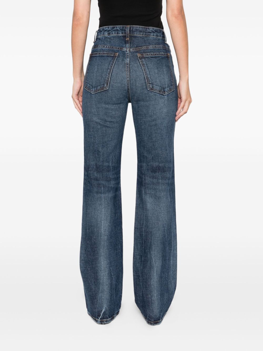Jeans dritti Danielle in blu Khaite - donna 