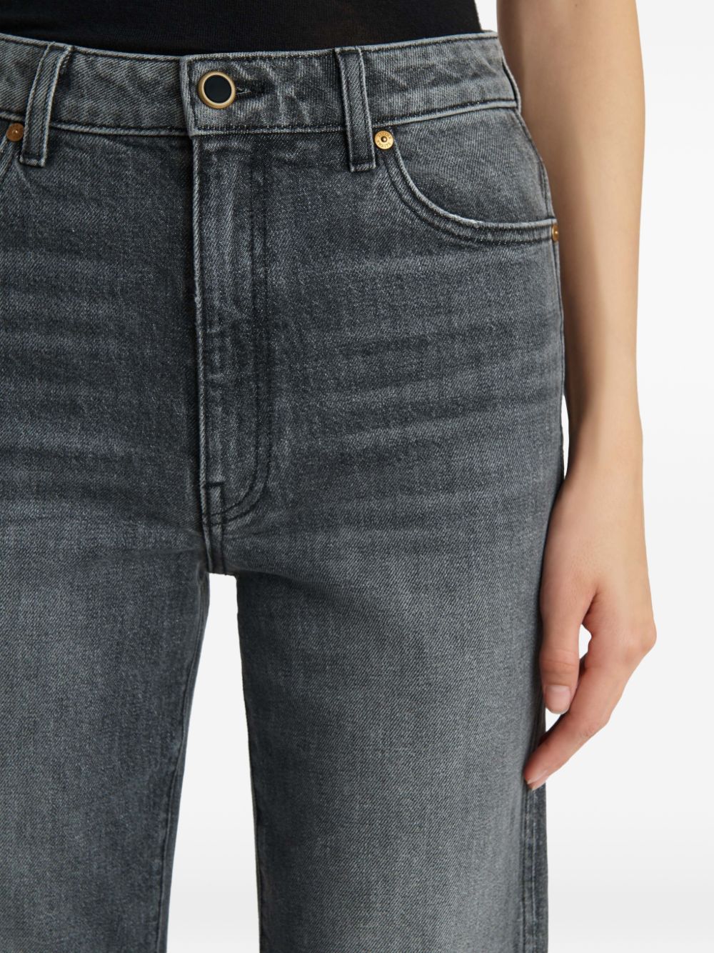 Jeans Danielle in nero Khaite - donna 