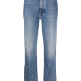 Jeans dritti Abigail in azzurro KHAITE - donna 