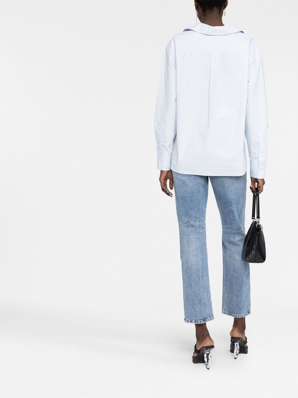 Jeans dritti Abigail in azzurro KHAITE - donna 