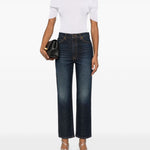 Jeans dritti Abigail in blu Khaite - donna 