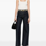 Jeans Dane a gamba ampia in blu Khaite - donna 