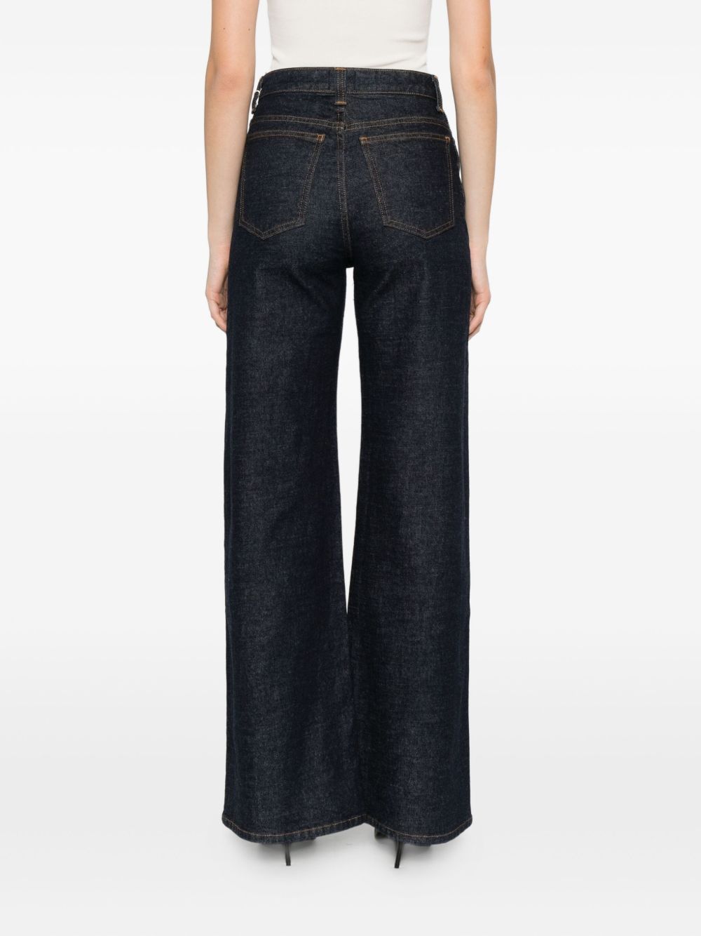 Jeans Dane a gamba ampia in blu Khaite - donna 