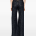Jeans Dane a gamba ampia in blu Khaite - donna 