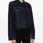 Giacca augustine in denim blu Khaite - donna 