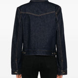 Giacca augustine in denim blu Khaite - donna 