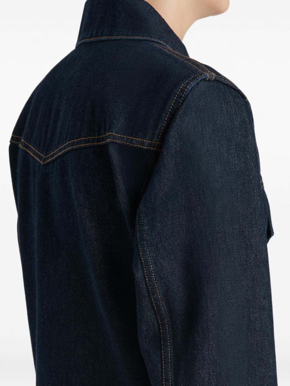 Giacca augustine in denim blu Khaite - donna 