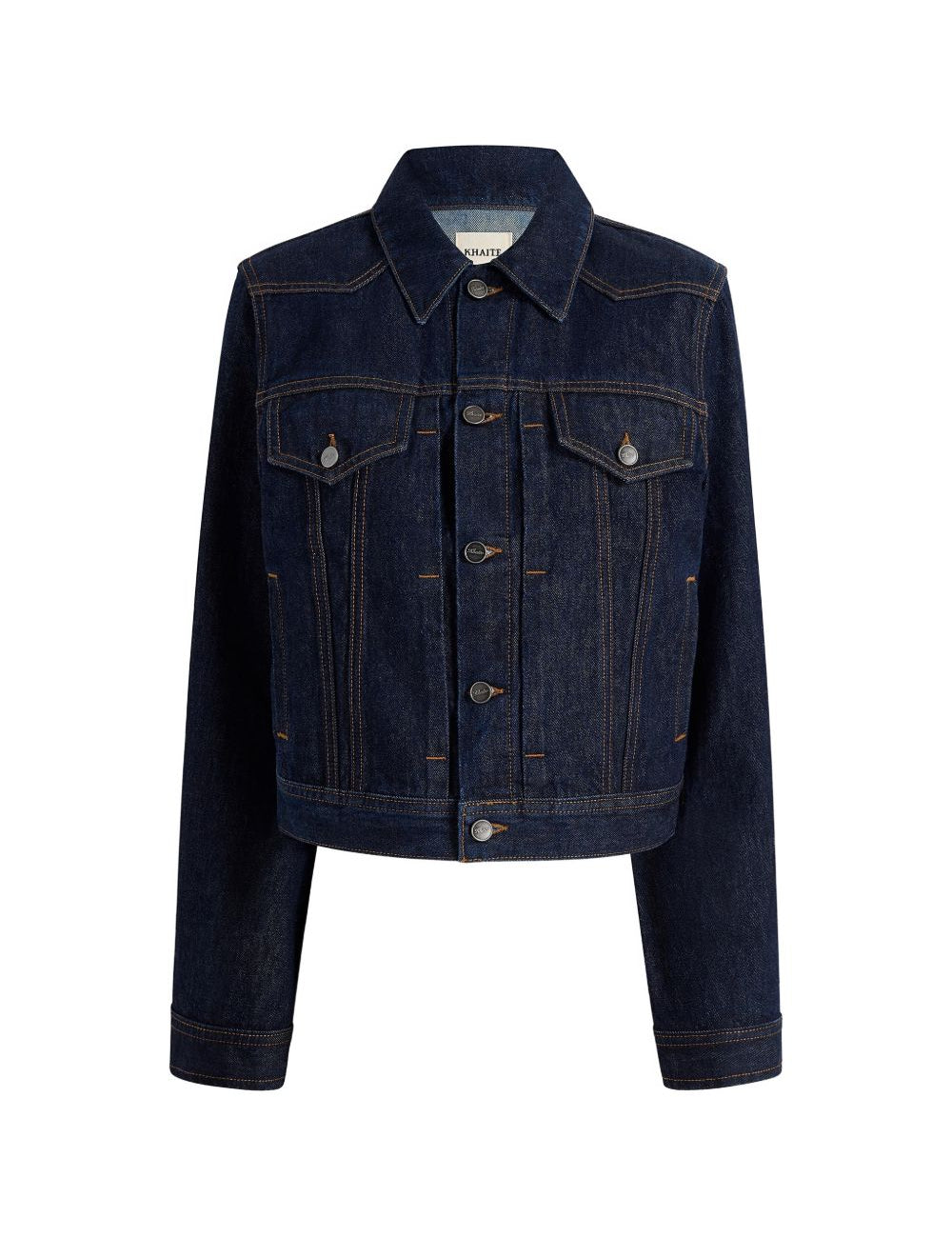 Giacca augustine in denim blu Khaite - donna 