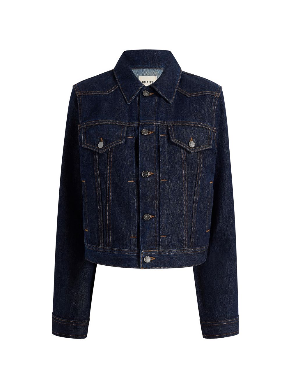 Giacca augustine in denim blu Khaite - donna 