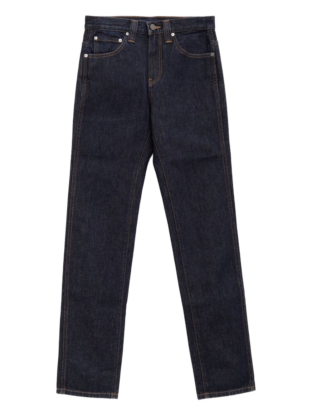 Jeans in denim con zip in blu Khaite - donna 