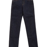 Jeans in denim con zip in blu Khaite - donna 