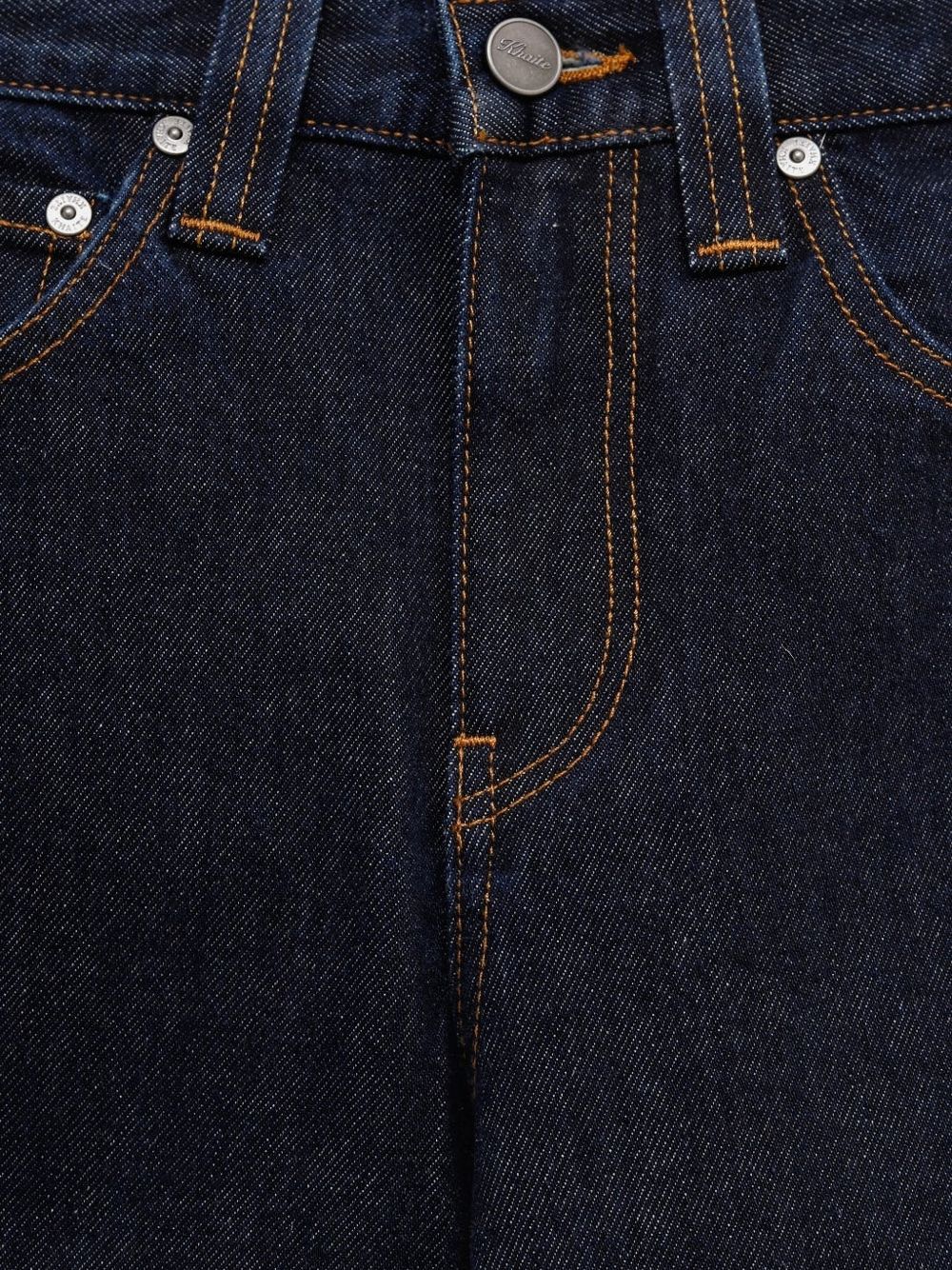 Jeans Farley in denim con zip in blu Khaite - donna 