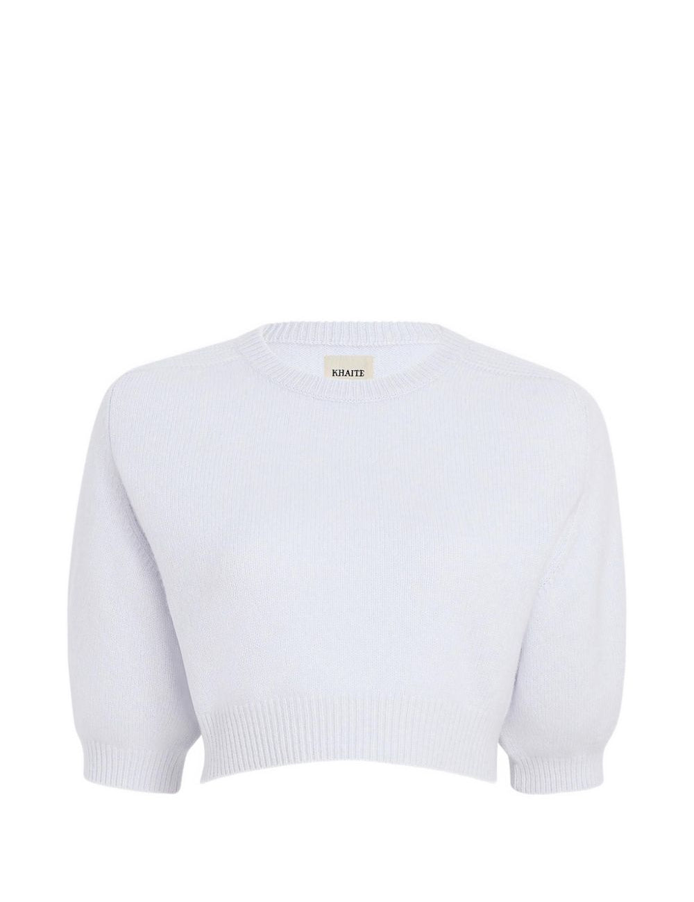 Top in lana lorelai in celeste con Khaite - donna 