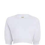 Top in lana lorelai in celeste con Khaite - donna 